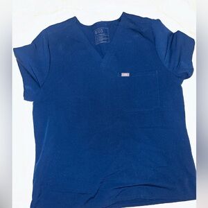 FIGS scrub top deep reef